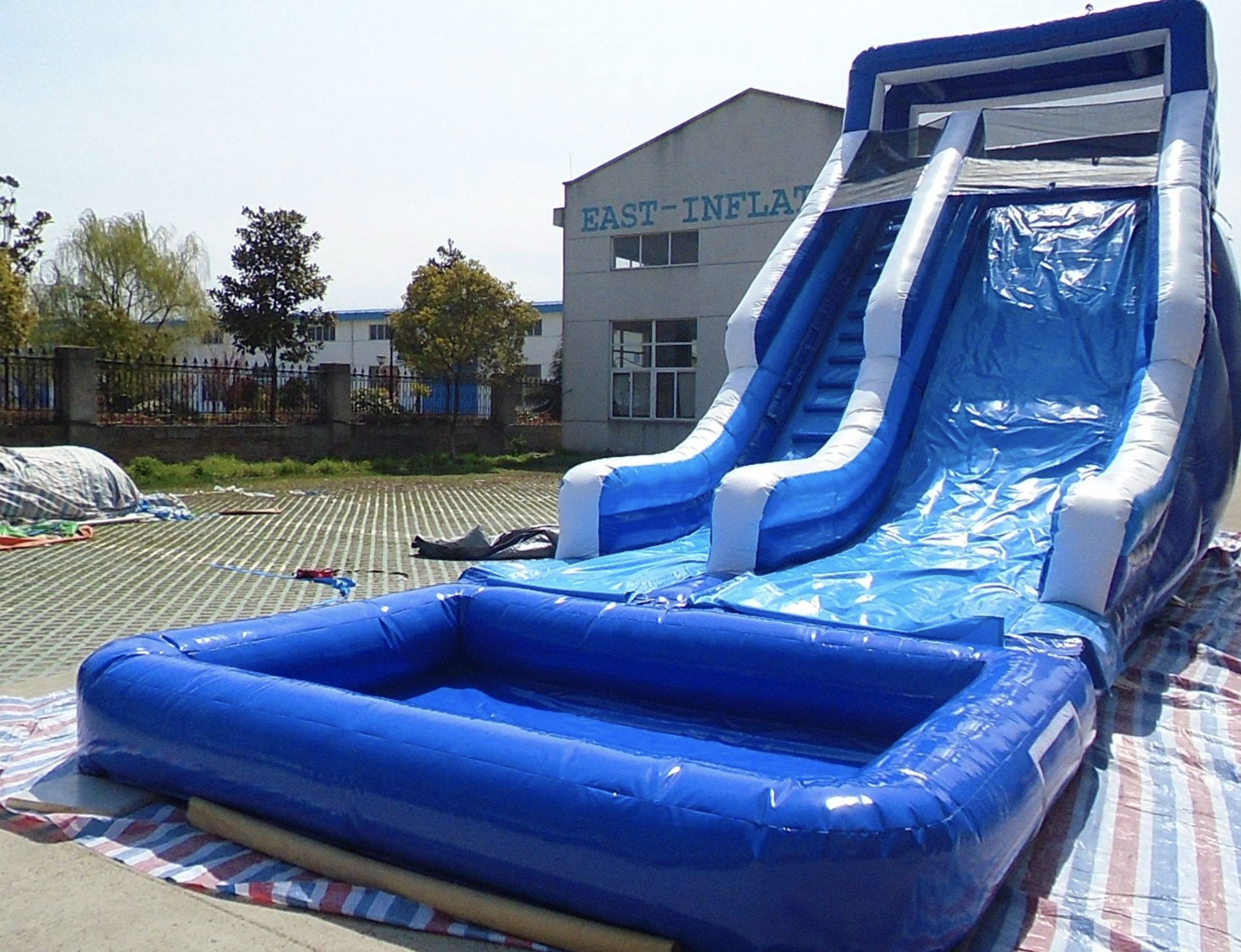 this image shows water slide in Folsom, CA
